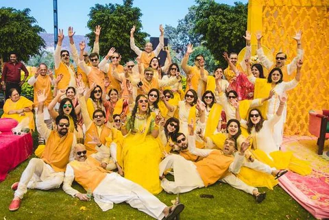Haldi Function Outfits